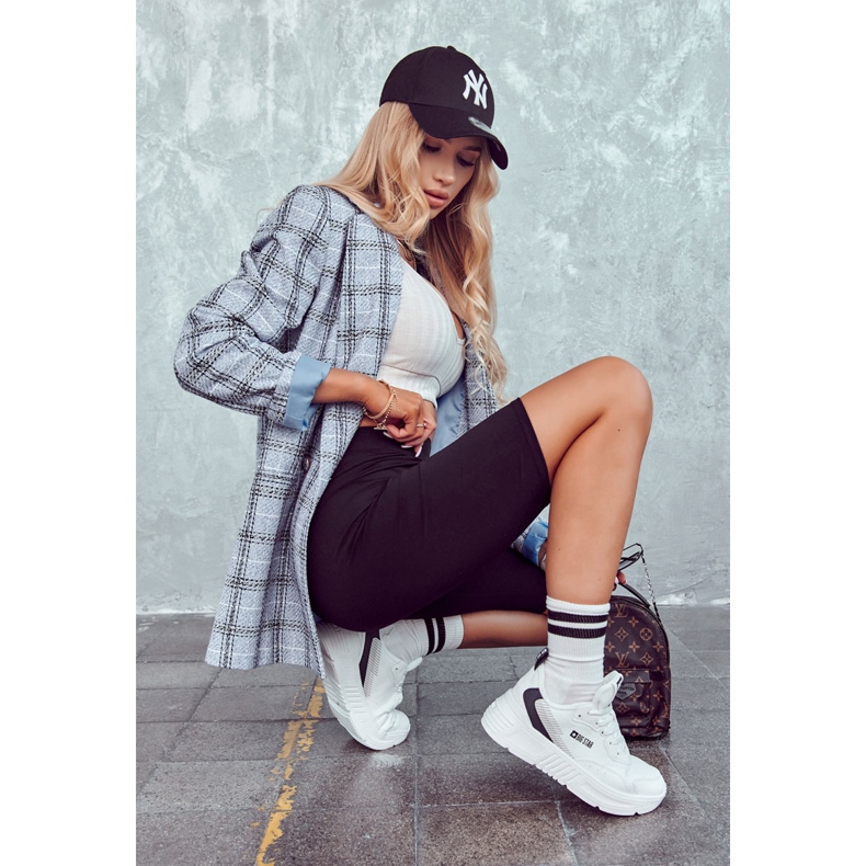 Baskets à la mode Chaussures de sport Big Star JJ274596 Blanc blanche 4 Baskets à la mode Chaussures de sport Big Star JJ274596 Blanc blanche 4