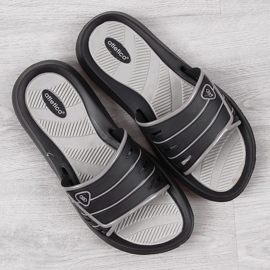 Chaussons en caoutchouc pour homme Atletico noirs 1