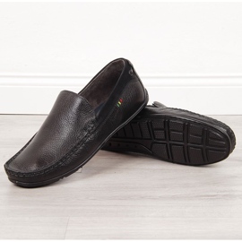 Mocassins homme Gregor en cuir noir le noir 1 Mocassins homme Gregor en cuir noir le noir 1