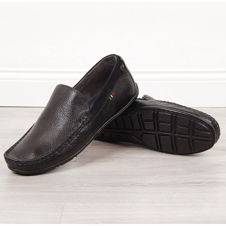 Mocassins homme Gregor en cuir noir le noir 1 Mocassins homme Gregor en cuir noir le noir 1