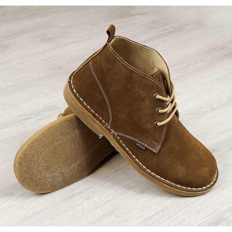 Bottines Gregor en cuir marron pour homme brun 1 Bottines Gregor en cuir marron pour homme brun 1