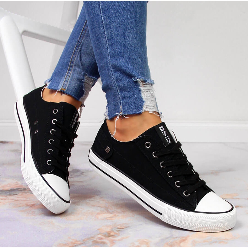 Baskets basses Big Star DD274338 Noires 2