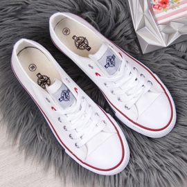 Baskets basses en textile blanc NEWS 2