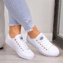Baskets basses NEWS blanches femme 1