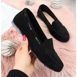 Mocassins en daim noir pour femme de Sergio Leone le noir 2