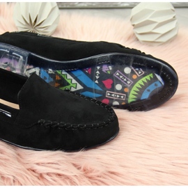 Mocassins en daim noir pour femme de Sergio Leone le noir 4