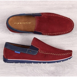 Mocassins cuir homme bordeaux Gregor rouge 1 Mocassins cuir homme bordeaux Gregor rouge 1
