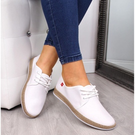 Baskets espadrilles blanches femme Big Star FF276043 1