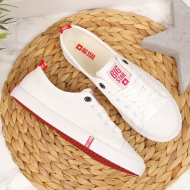 Low-top éco-cuir blanc Big Star GG274005 2 Low-top éco-cuir blanc Big Star GG274005 2