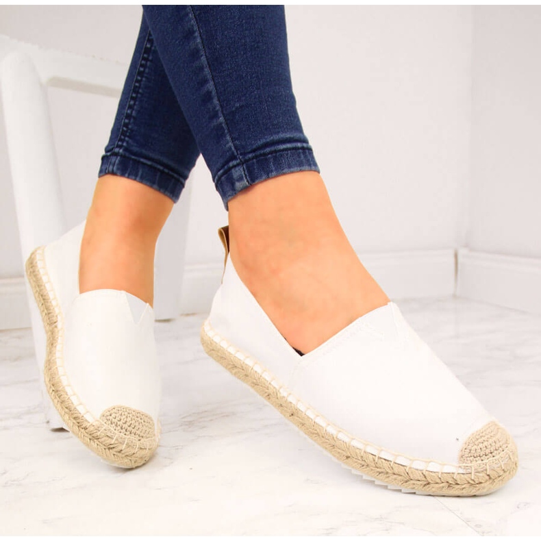 Espadrilles blanches pour femme Big Star HH274493 en textile 1