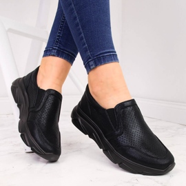 Slip-on de sport femme Jezzi noir 1