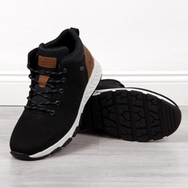 Chaussures homme en cuir noir Rieker B6740-00 1