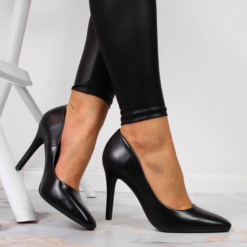 Escarpins à talons hauts noirs Seastar 1