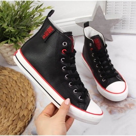 Baskets montantes en éco-cuir noir Big Star JJ274131 le noir 1