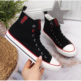 Baskets textile noires Big Star JJ274126 1