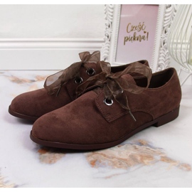 Chaussures en daim marron femme Laura La.Fi brun 4
