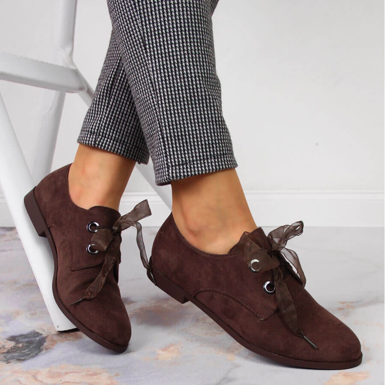 Chaussures en daim marron femme Laura La.Fi brun 2