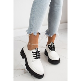 Bottes pour femmes avec bottes à plateforme, blanches Laura La.Fi 9