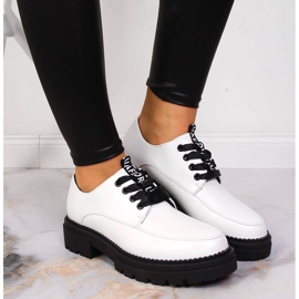 Bottes pour femmes avec bottes à plateforme, blanches Laura La.Fi 8