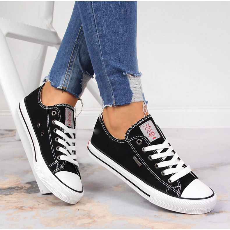 Baskets basses Cross Jeans JJ2R4011C noires 1