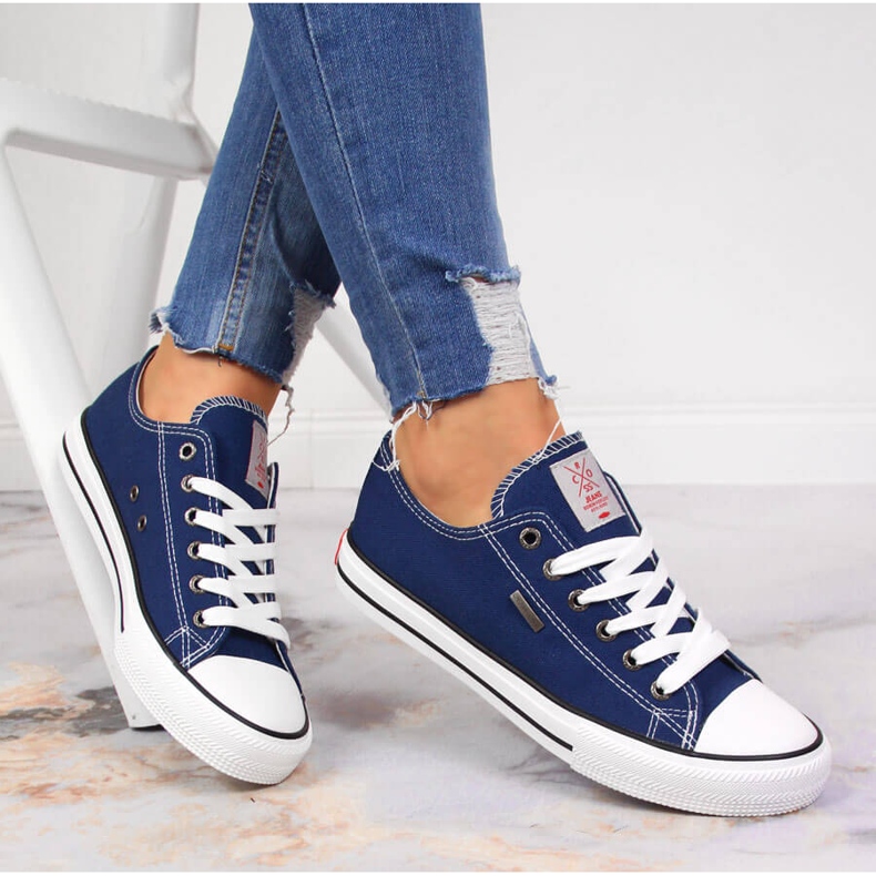 Baskets basses bleu marine Cross Jeans JJ2R4012C 1