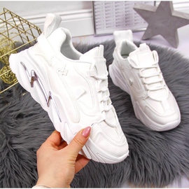 Baskets blanches femme Potocki 2
