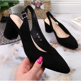 Escarpins pour femmes sur le poteau noir de Sergio Leone 1