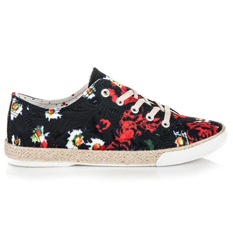 Kylie Espadrilles à lacets le noir 2