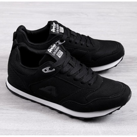Chaussures de sport pour hommes American Club noires 1