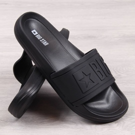 Chaussons de plage en caoutchouc pour enfants noir Big Star DD374157 1