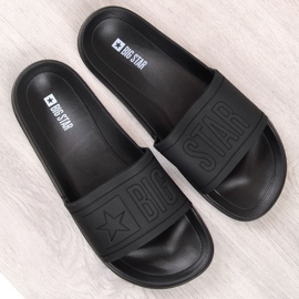 Chaussons de plage en caoutchouc pour enfants noir Big Star DD374157 2