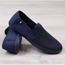 Baskets homme bleu marine ajourées Atletico 2