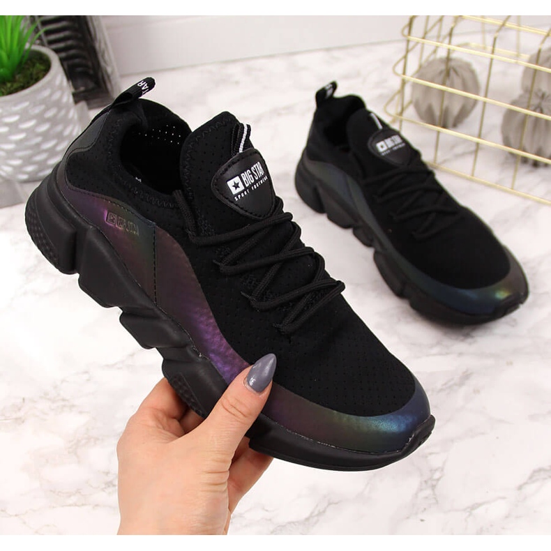 Chaussures de sport femme noires Big Star FF274A053 le noir 2