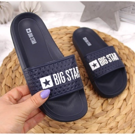 Chaussons de sport pour enfants Big Star GG374802 bleu marine 1