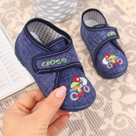 Chaussons home boys Nazo bleu marine 1 Chaussons home boys Nazo bleu marine 1