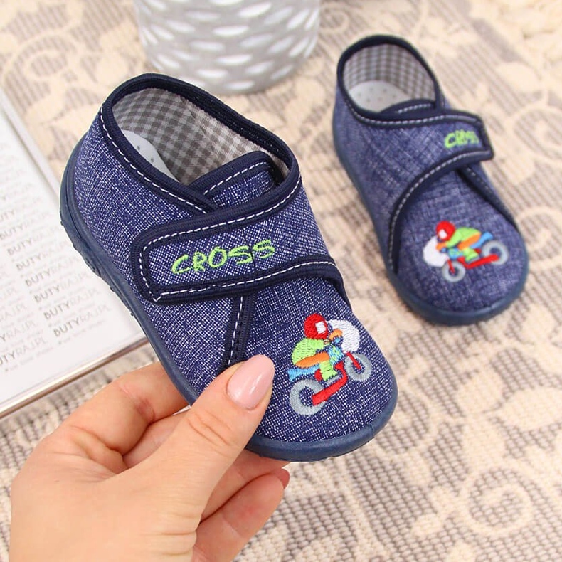 Chaussons home boys Nazo bleu marine 1 Chaussons home boys Nazo bleu marine 1