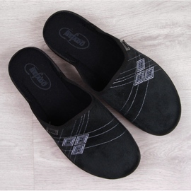 Chaussons de maison pour hommes Befado noirs le noir 1 Chaussons de maison pour hommes Befado noirs le noir 1