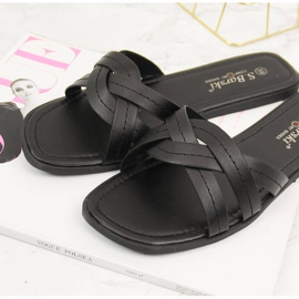 S.Barski Chaussons plats noirs femme S. Barski 2