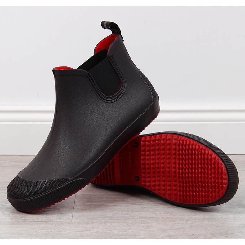 Nordmann Bottines Jodhpur imperméables galoches noires homme 1