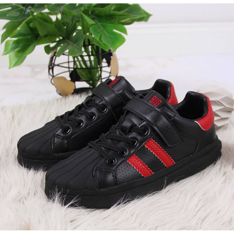 Chaussures de sport pour enfants Big Star GG374022 velcro noires le noir 2