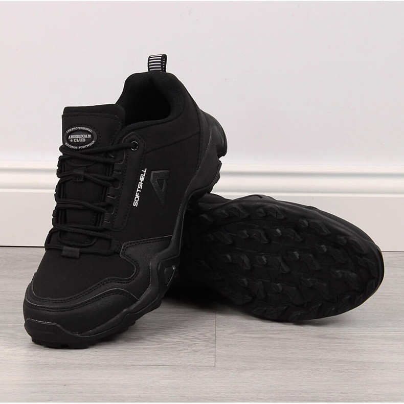 Chaussures de trekking imperméables American Club noires 2