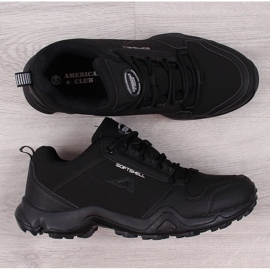 Chaussures de trekking imperméables American Club noires 1