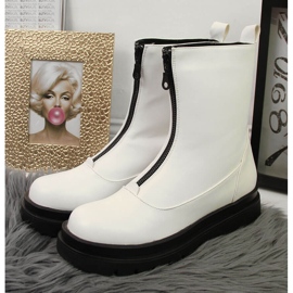 Travailleurs blancs eVento pour femmes avec une fermeture éclair à l'avant 2