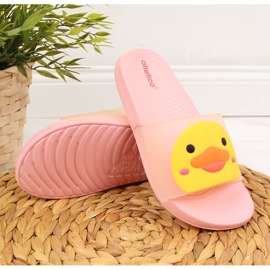 Chaussons filles rose Atletico pour la piscine 1