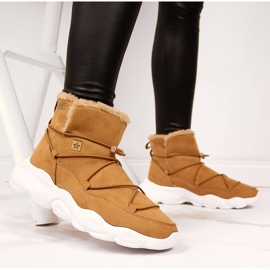 Bottes de neige femme camel Big Star II274266 brun 2 Bottes de neige femme camel Big Star II274266 brun 2