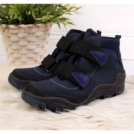 Trappeur garçon à velcro bleu marine Kornecki 6394 2 Trappeur garçon à velcro bleu marine Kornecki 6394 2