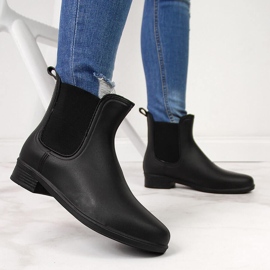 T.Sokolski Galoches femme Jodhpur noir mat T. Sokolski 2