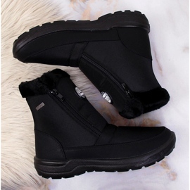 Bottes de neige isolées imperméables pour femmes noir Galop 2