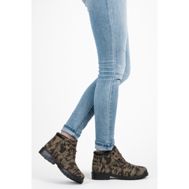 Ideal Shoes Trappeur de cheville basse multicolore 2