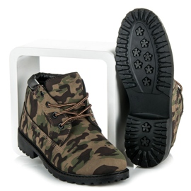 Ideal Shoes Trappeur de cheville basse multicolore 1